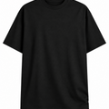 LWBR t-shirt oversize con collo lupetto nera uomo