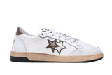 2STAR Sneakers Week in pelle – Bianco e marrone | ViaMonte Shop
