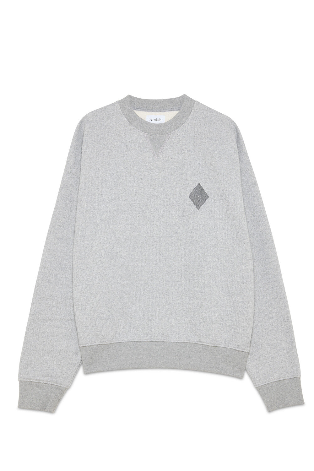 Amish felpa unisex grigio mélange