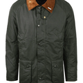 Barbour Festive Ashby Wax Jacket Sage/Evergreen – Giacca Cerata | ViaMonte Shop