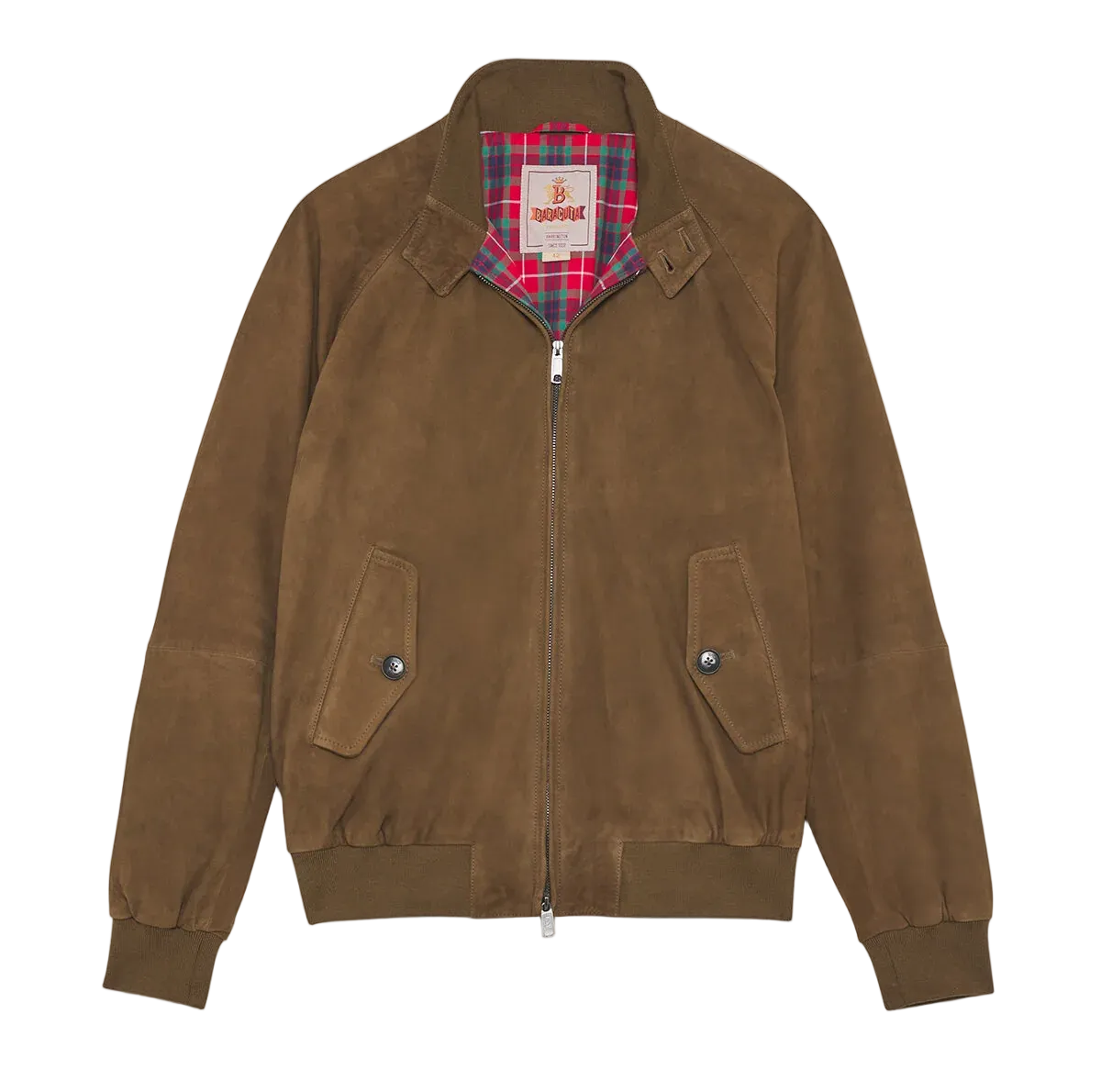 Baracuta G9 Suede – Dark Olive giubbino bomber