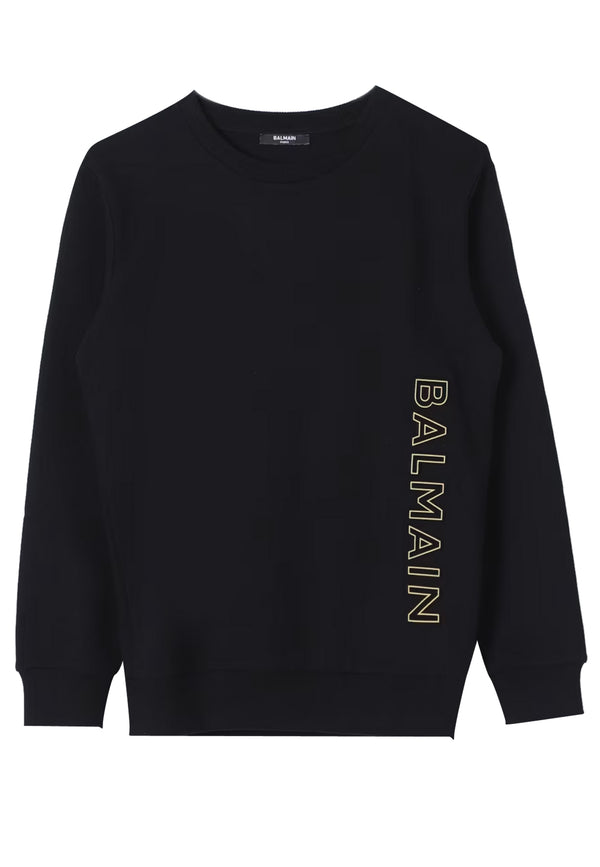 Balmain Black-Oro Unisex Sweatshirt