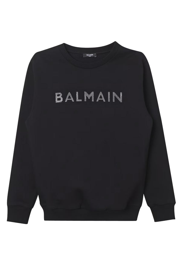 Balmain Black-Argent Sweatshirt Unisex