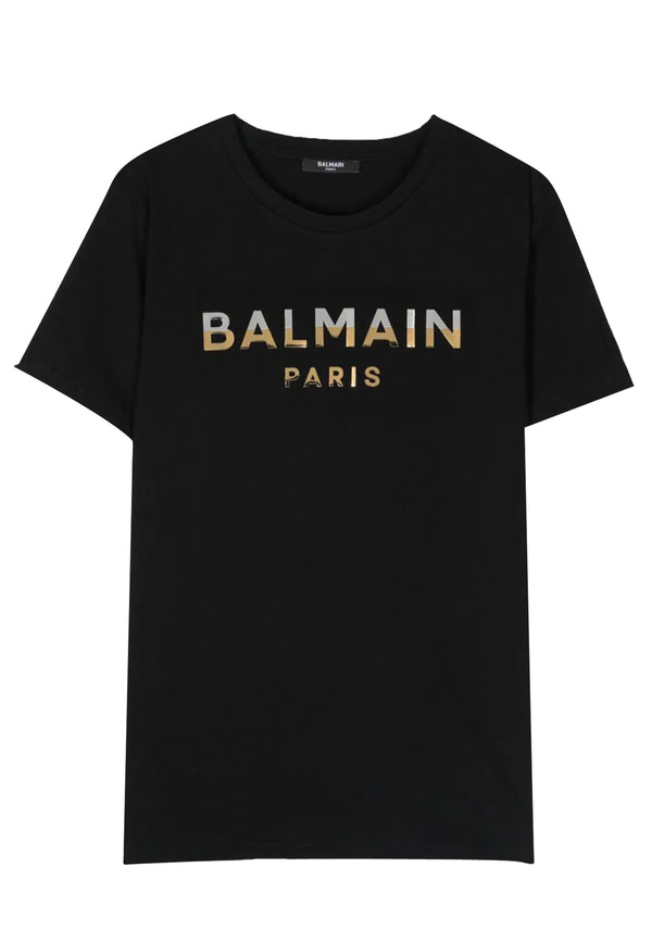 Balmain Black Unisex Tシャツ