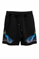 Bermuda unisex nero Marcelo Burlon County of Milan di cotone
