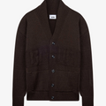 Cardigan GCDS Logo Uomo - Turkish Coffee/Marrone