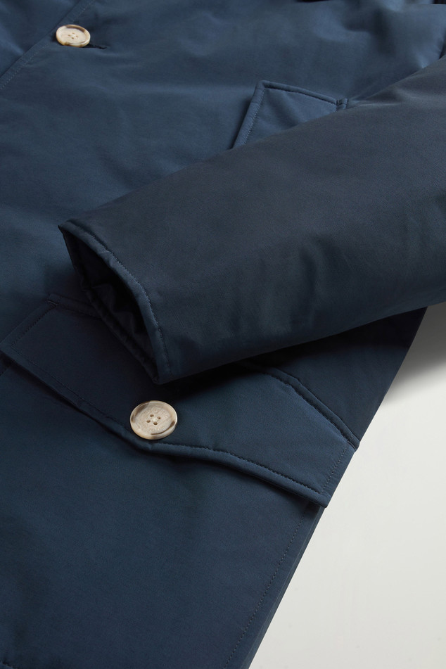 Woolrich Arctic Detachable Fur Parka - Melton Blue | ViaMonte Shop