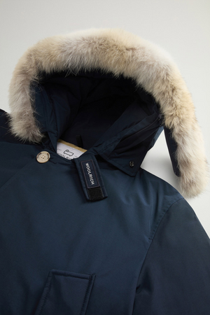 Woolrich Arctic Detachable Fur Parka - Melton Blue | ViaMonte Shop