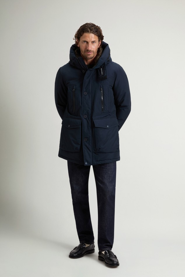 Woolrich Ramar Arctic Parka - Melton Blue | ViaMonte Shop