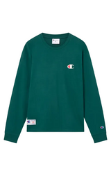 Champion Long Sleeve Crewneck T-Shirt verde
