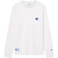 Champion Long Sleeve Crewneck T-Shirt bianca