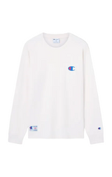 Champion Long Sleeve Crewneck T-Shirt bianca