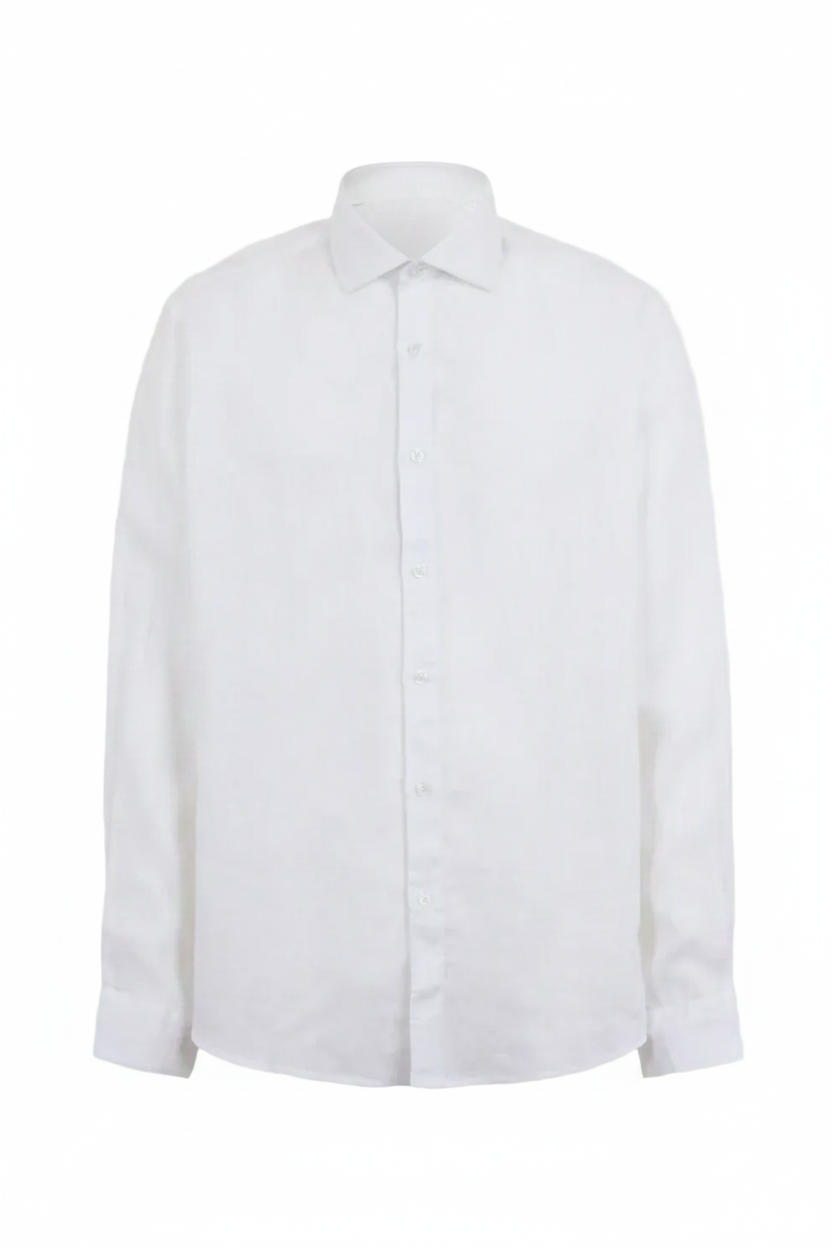 Camicia bianca uomo JC in puro lino | ViaMonte Shop