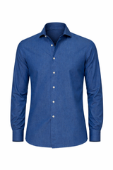 Camicia Jc uomo blu denim in cotone