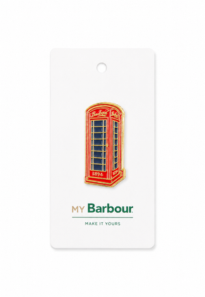Barbour spilla Phone box rossa | ViaMonte Shop