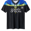 Soccer T-Shirt uomo Marcelo Burlon County of Milan nera