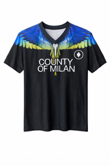 Soccer T-Shirt uomo Marcelo Burlon County of Milan nera