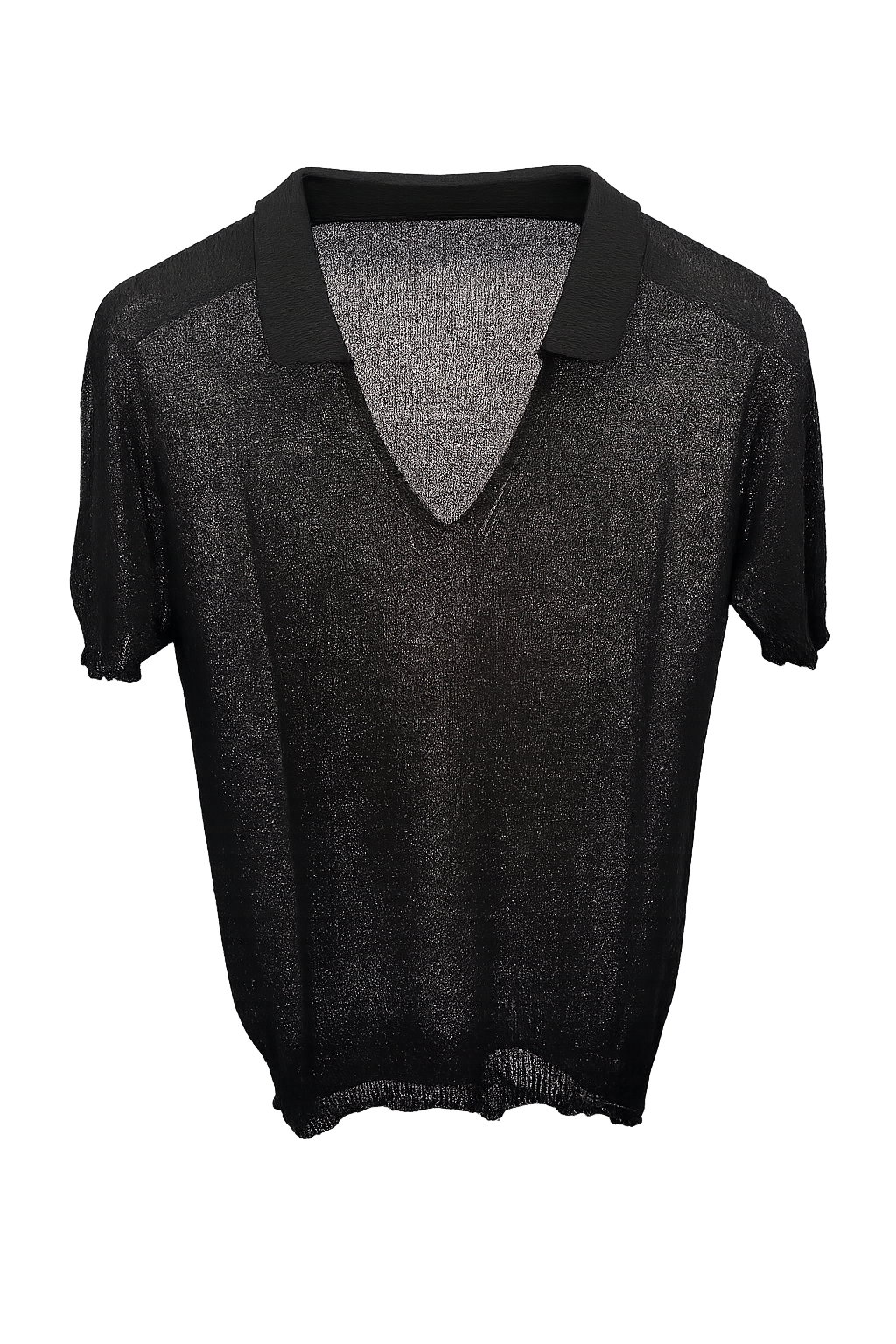 A Paper Kid Polo in maglia uomo Nero | ViaMonte Shop