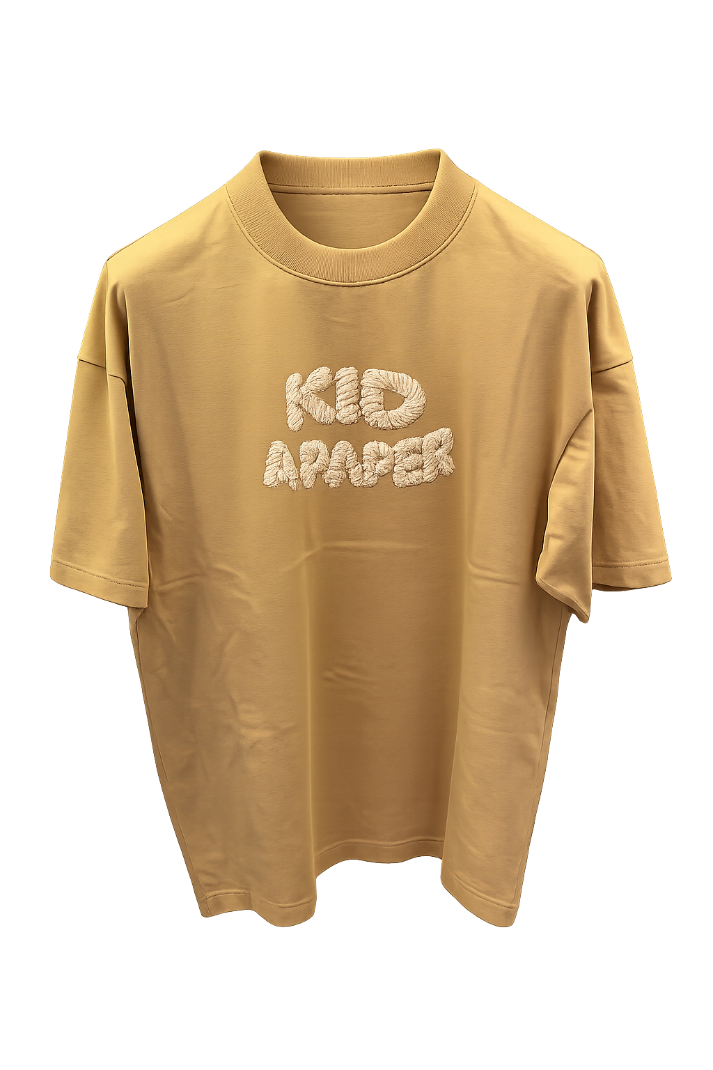A Paper Kid T-shirt jersey uomo Cammello