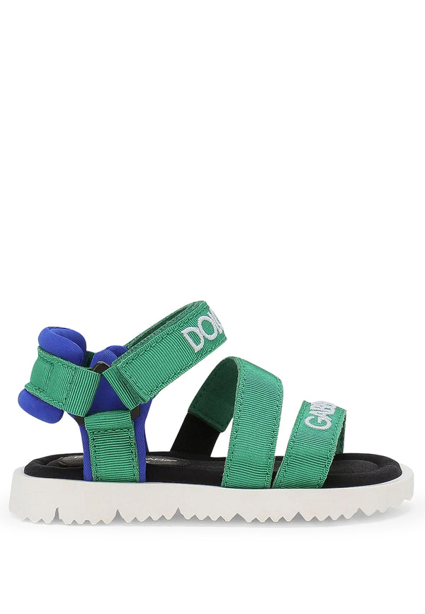 Dolce＆Gabbana绿色凉鞋
