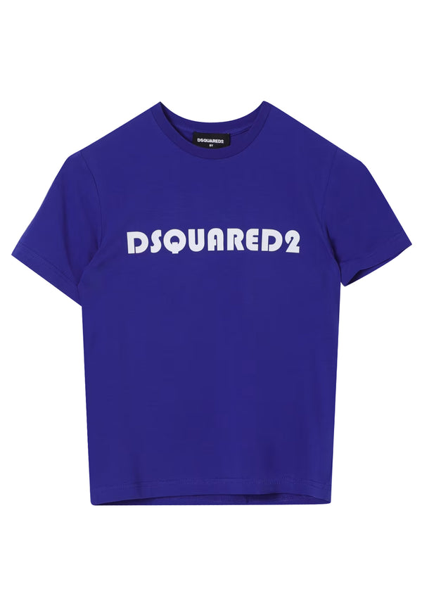 Dsquared2 t-shirt blu unisex