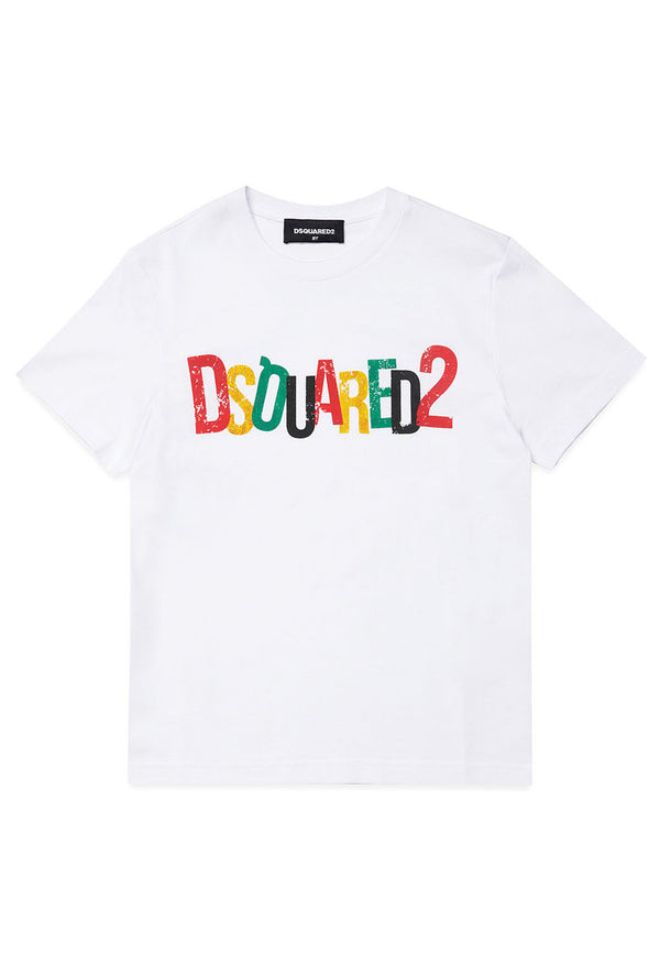 DSQUARED2 BAIN WHITE T-shirt
