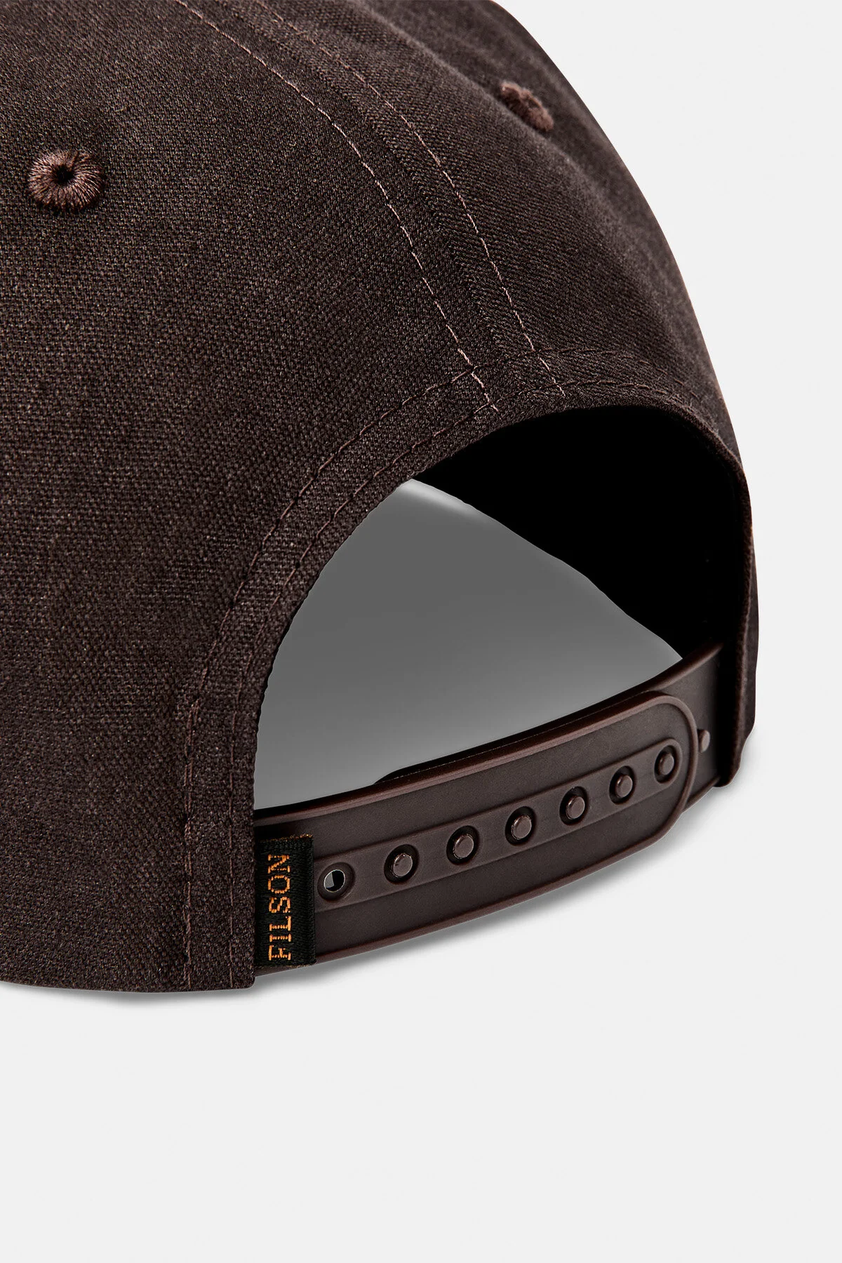 Filson Mallard Graphic Trucker cappello in cotone marone | ViaMonte Shop