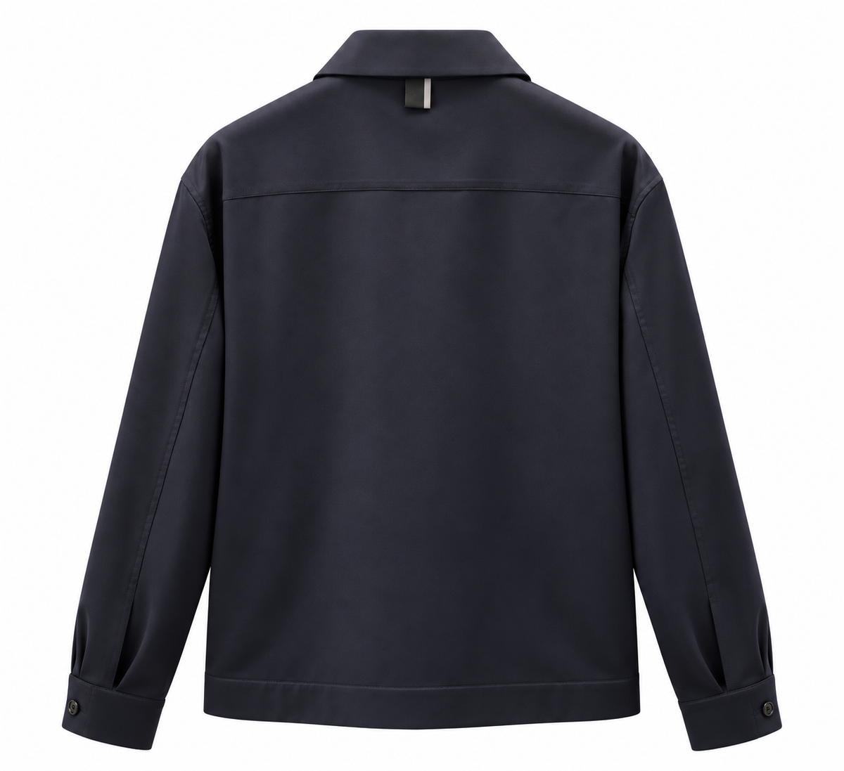 LWBR overshirt in fresco lana blu uomo