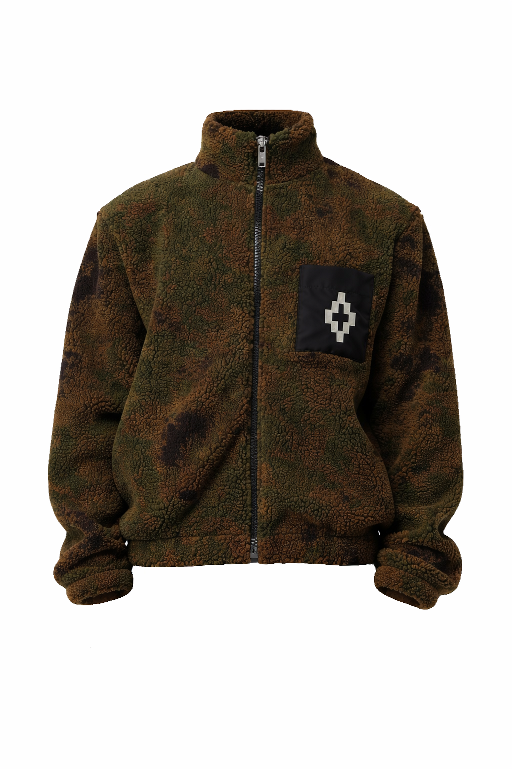 Ecofur unisex verde militare County of Milan in eco pelliccia