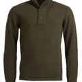 Barbour maglione half zip e patch verde militare | ViaMonte Shop