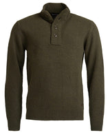Barbour maglione half zip e patch verde militare | ViaMonte Shop