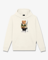 Baron Filou Filou 179 felpa unisex con cappuccio - Off White