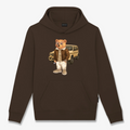 Baron Filou Filou 183 felpa con cappuccio unisex - Chocolate Brown