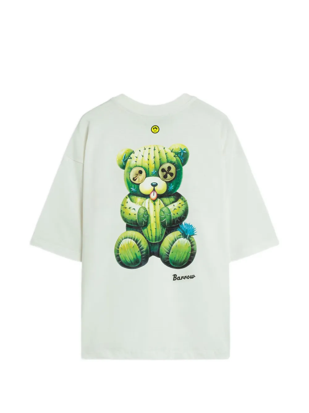 Barrow T-Shirt bianco in Jersey di Cotone – Vestibilità Unisex