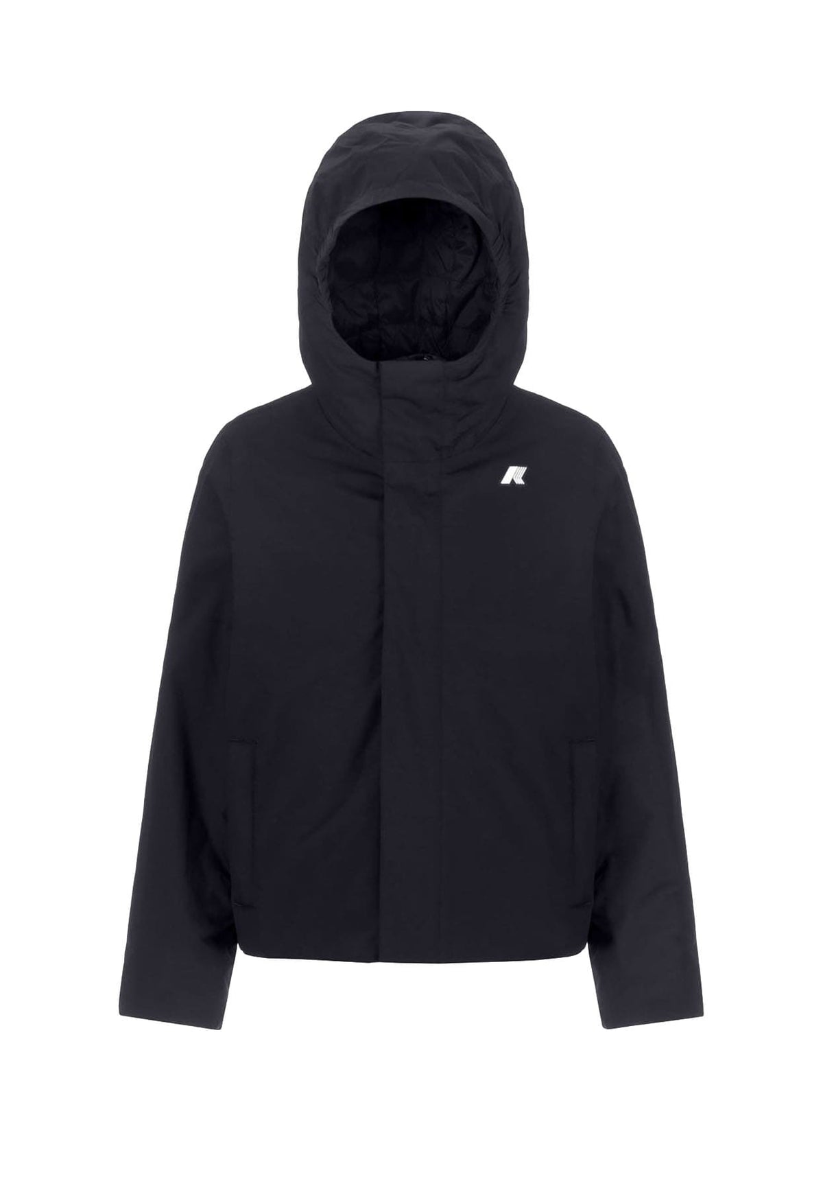 Giacca bambino K-Way nera in nylon ripstop