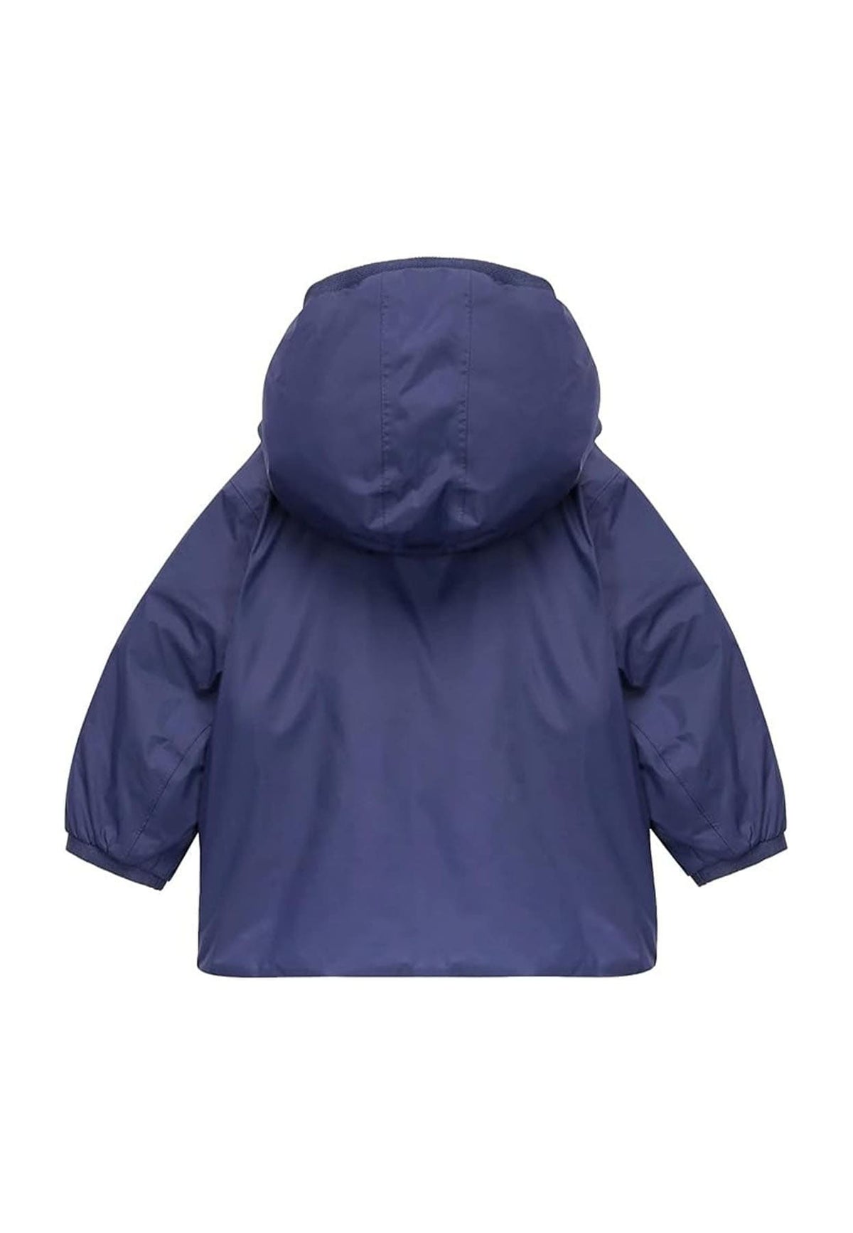 Giacca neonata K-Way Jacques Thermo Plus Double bluette in nylon