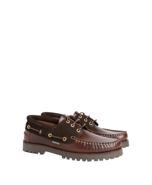 Barbour Scarpe da barca Re-Engineered Deck testa di moro | ViaMonte Shop