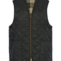 Barbour Gilet trapuntato Zip-In Liner verde militare | ViaMonte Shop