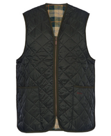 Barbour Gilet trapuntato Zip-In Liner verde militare | ViaMonte Shop