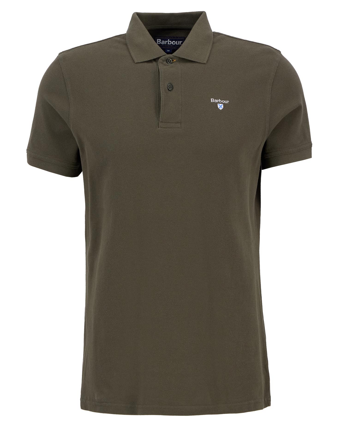 Polo in piquè verde oliva