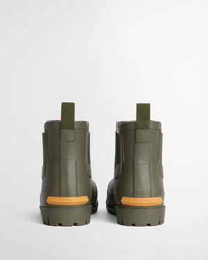 Barbour stivale in gomma verde militare | ViaMonte Shop