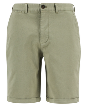 Bermuda uomo in cotone Barbour verde oliva | ViaMonte Shop