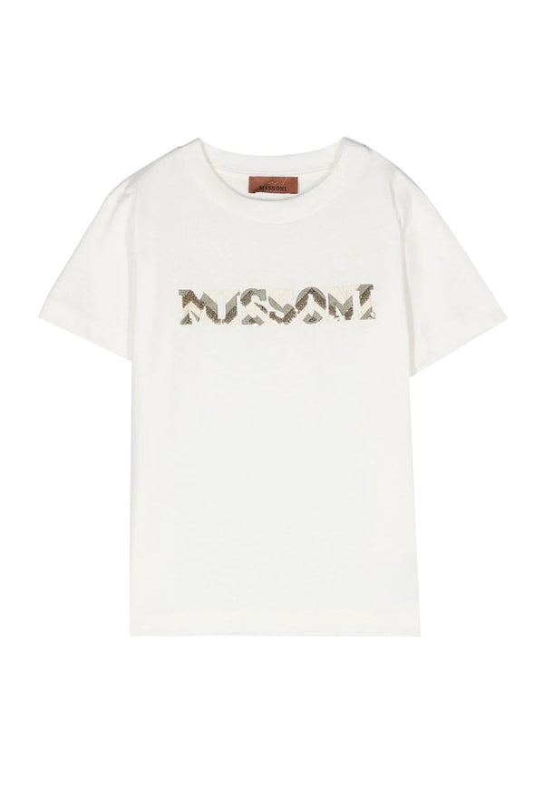 Missoni T-shirt ivory girl