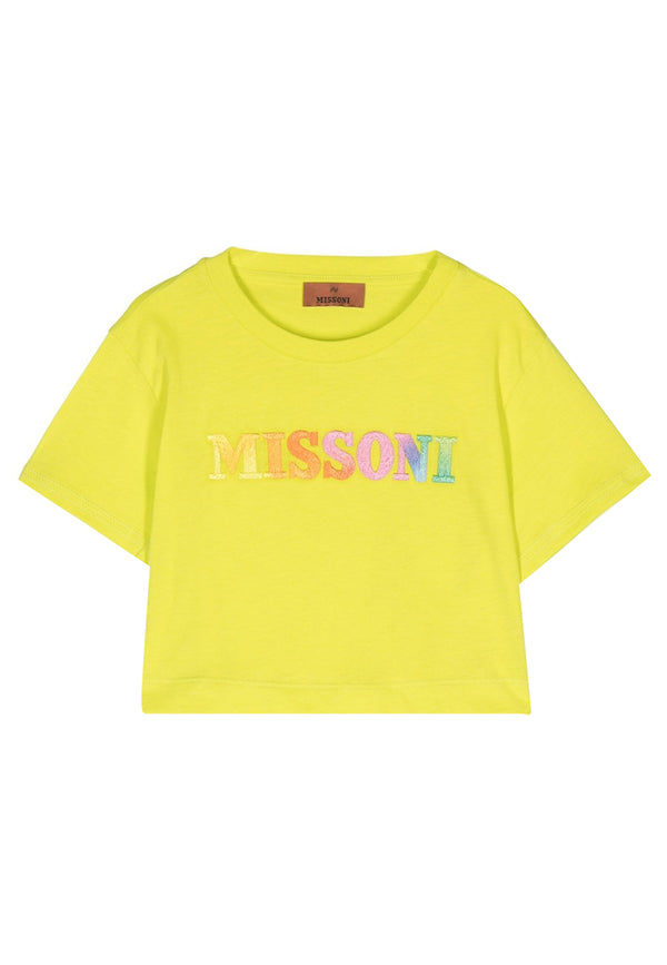 Missoni Giallo 소녀 티셔츠