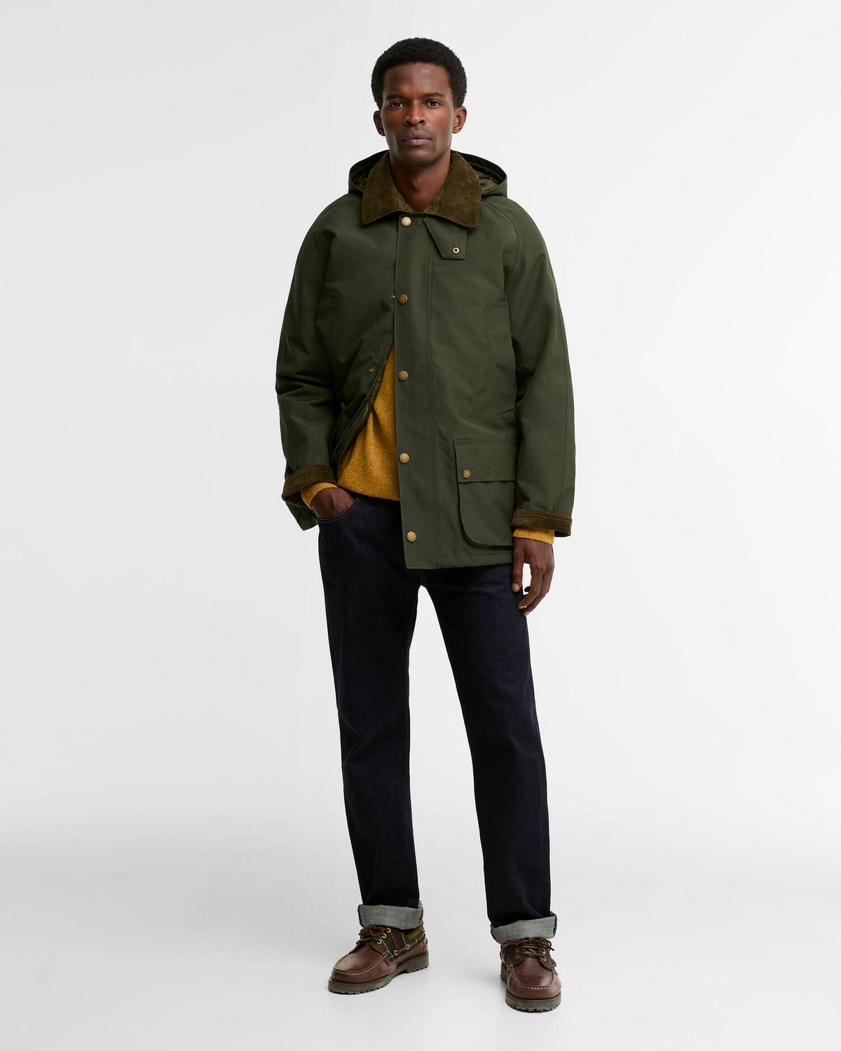 Barbour giubbino Winter Ashby Jacket verde | ViaMonte Shop