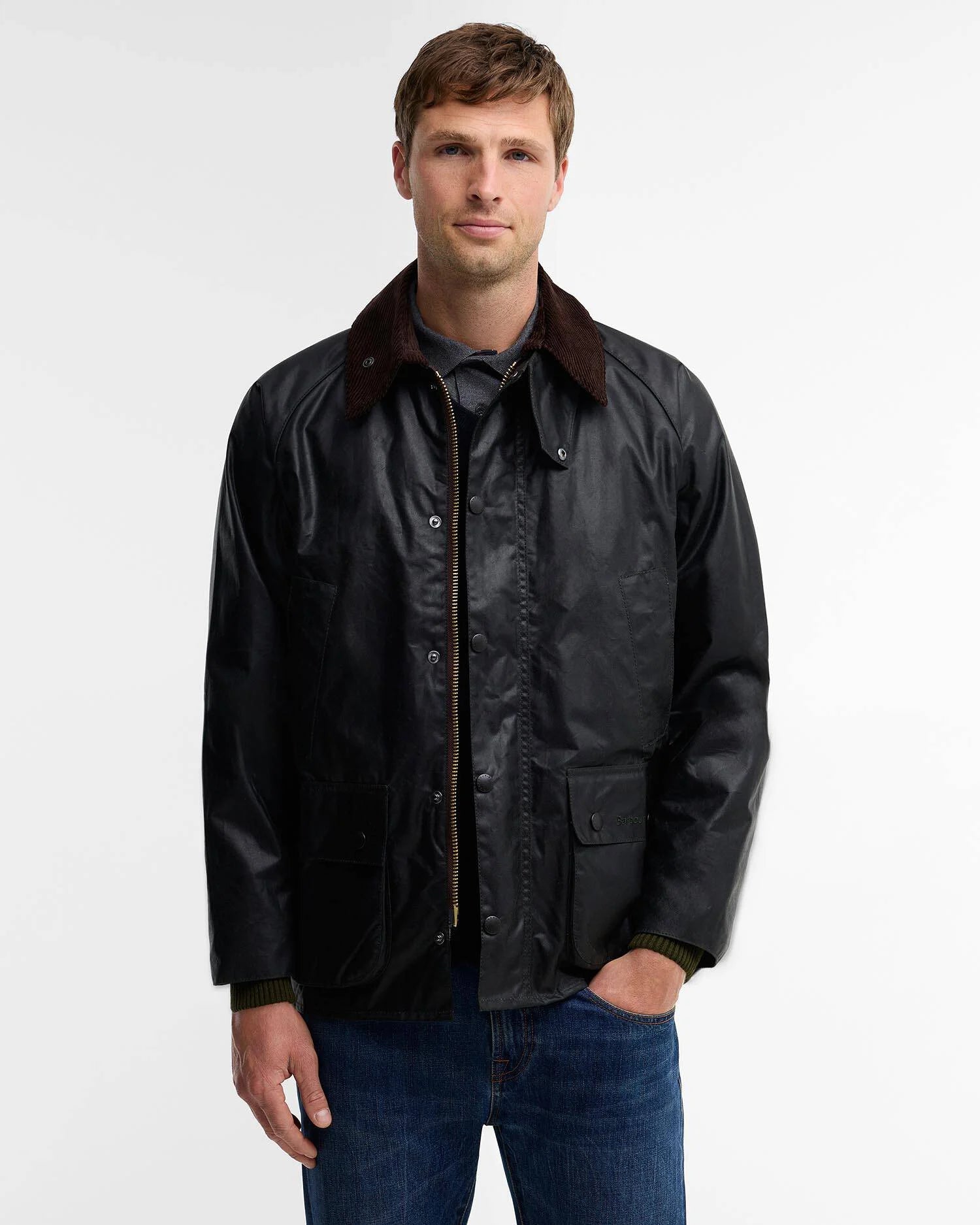 Barbour Giacca cerata Bedale – Sage