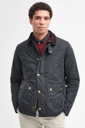 Barbour Reelin Wax Jacket – Sage | ViaMonte Shop