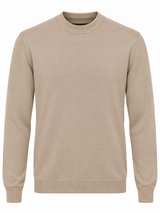 LWBR  dolcevita beige chiaro uomo in lana merinos