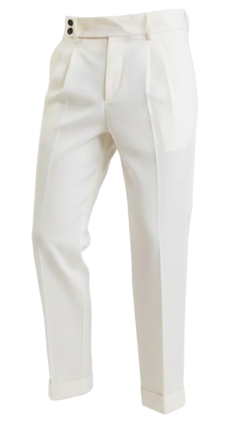 Lima Pantalone Over Burro | ViaMonte Shop