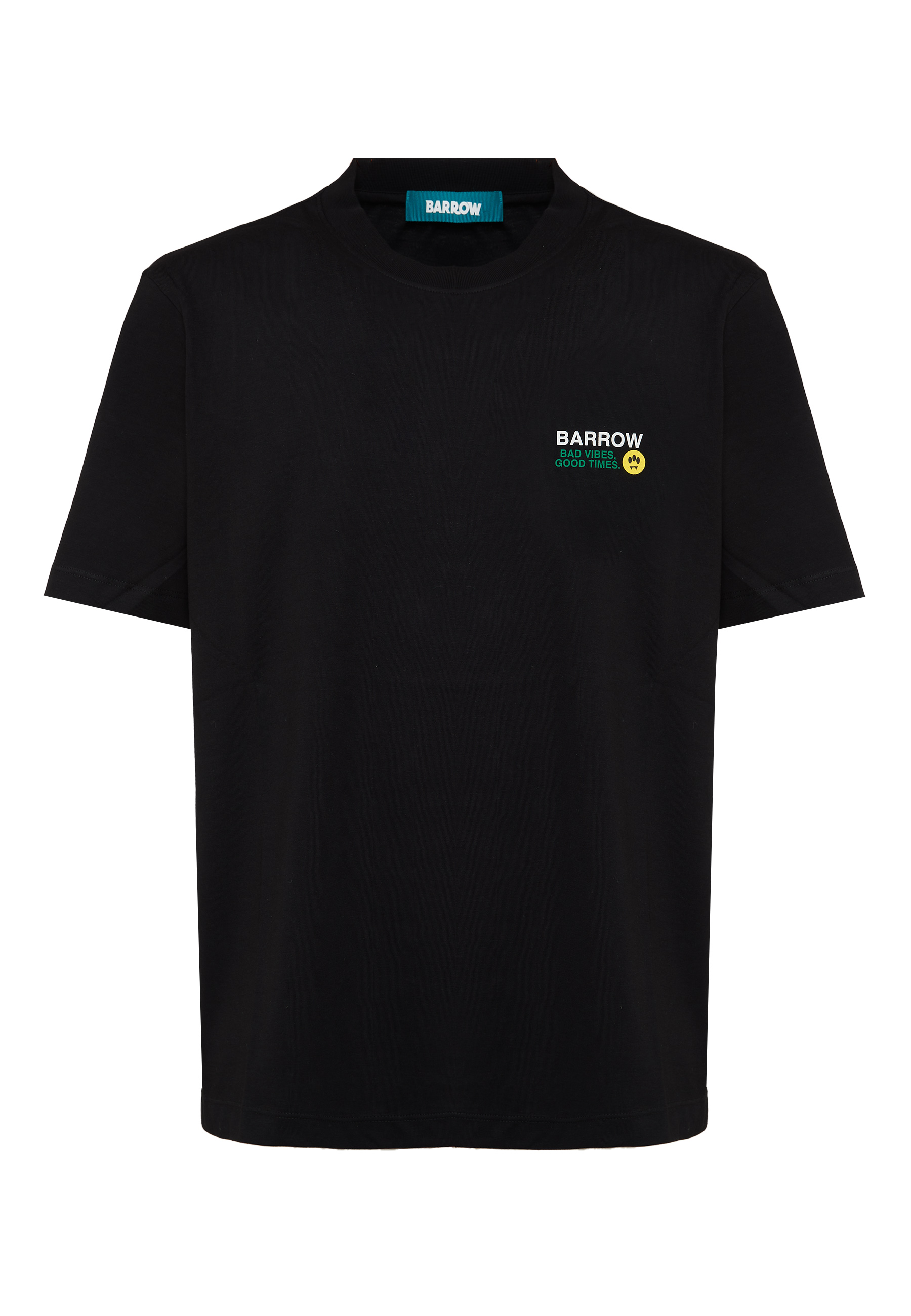 T-shirt nera Barrow unisex in jersey